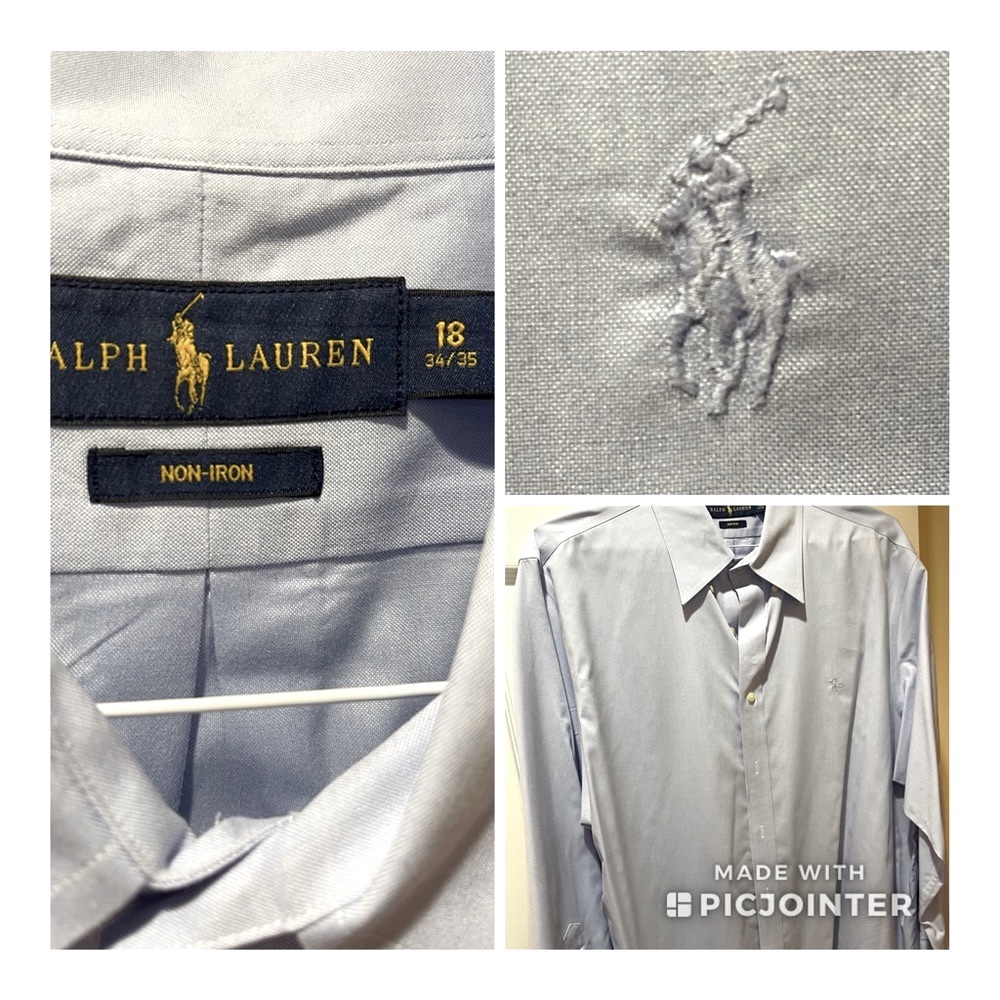 Ralph Lauren non-iron button down dress shirt